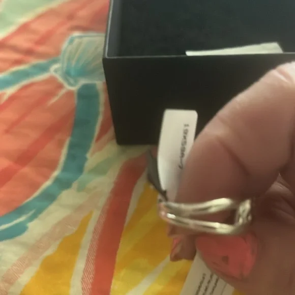 Judith Ripka sterling aura braided ring brand new - Picture 5 of 7